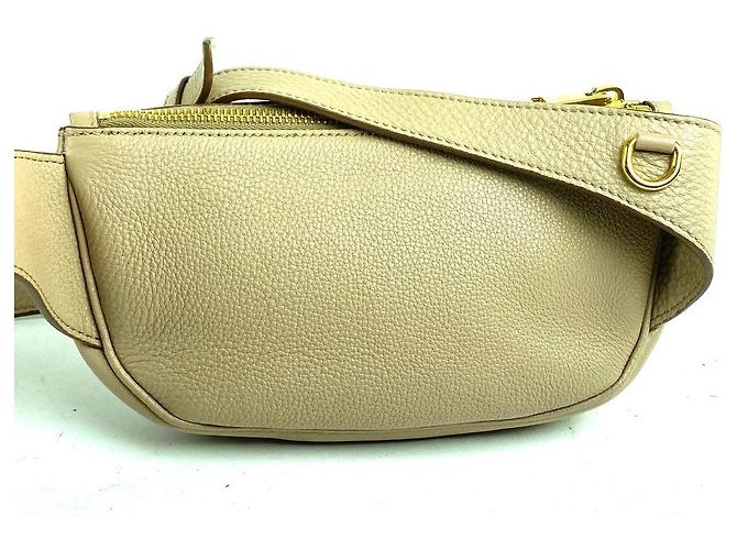 Prada Rose Beige Daino Gürteltasche Leder Taillentasche Gürteltasche - Ansicht 8