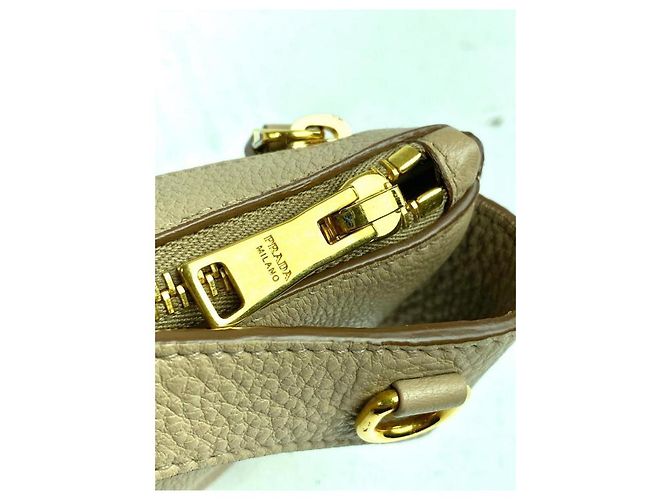 Prada Rose Beige Daino Gürteltasche Leder Taillentasche Gürteltasche - Ansicht 9