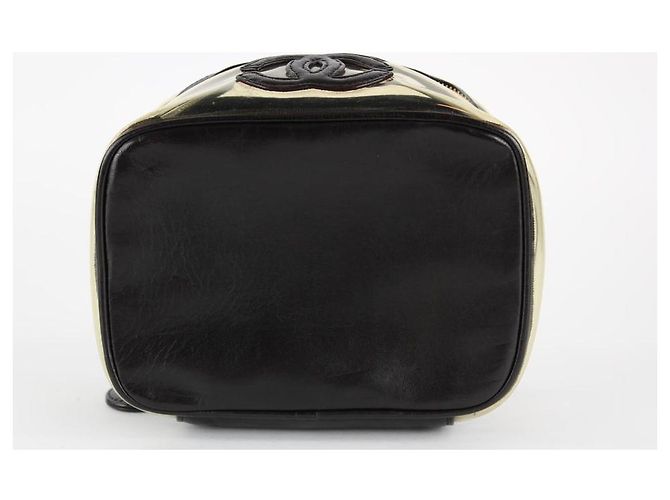 Chanel Clear CC Vanity Case Translucent Box Black Leather 5ccs1216 - view 3