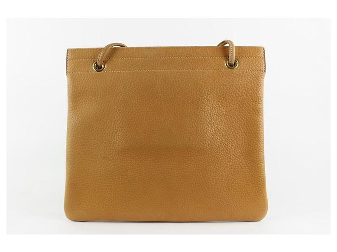 Hermès Brown Leder Aline MM flache Einkaufstasche - Ansicht 6