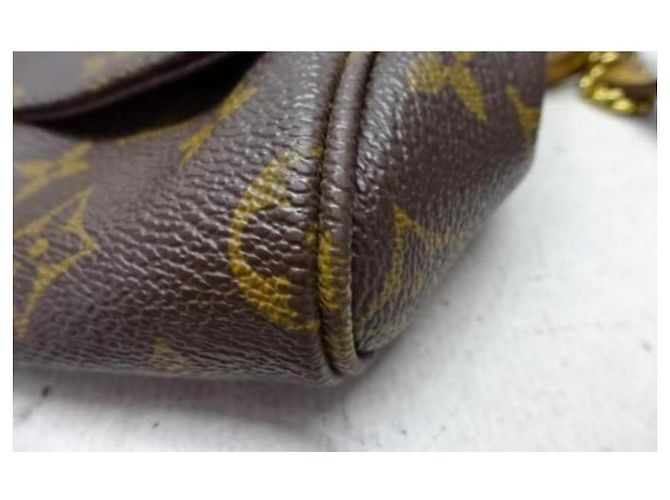 Organizer Louis Vuitton Monogram Favorite 2way Crossbody Flap Brown - view 10
