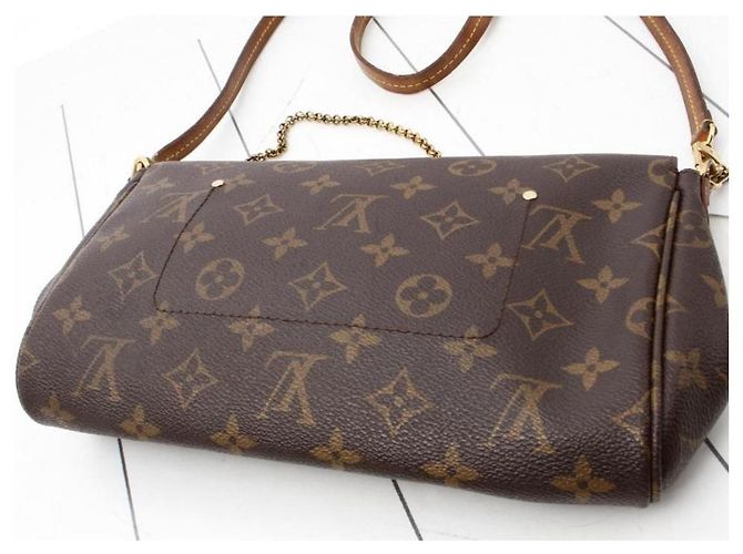 Organizer Louis Vuitton Monogram Favorite 2way Crossbody Flap Brown - view 7