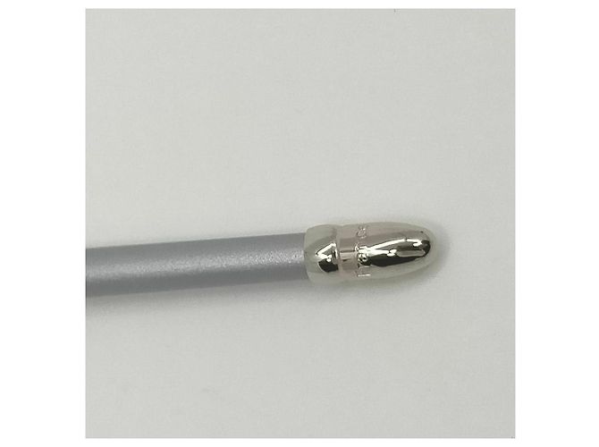 Twist Louis Vuitton Grau x Silber Stylo Kugelschreiber Stylo für Agenda oder Notebook - Ansicht 10