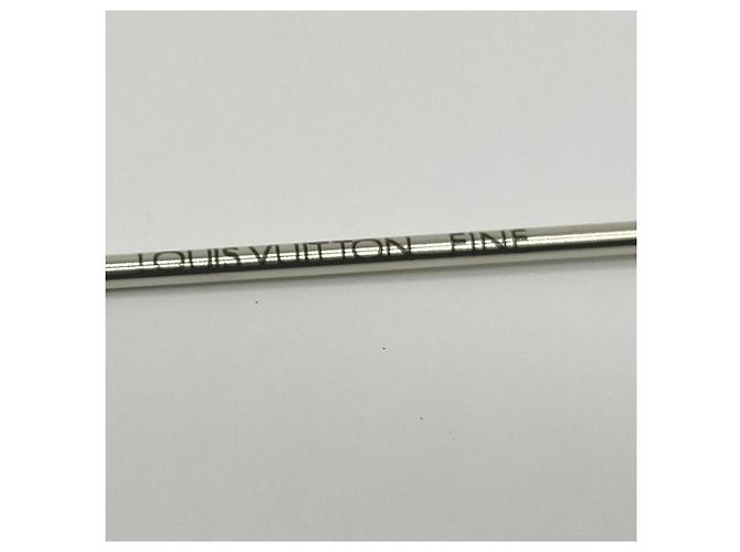 Twist Louis Vuitton Grau x Silber Stylo Kugelschreiber Stylo für Agenda oder Notebook - Ansicht 4