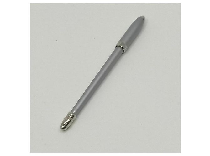 Twist Louis Vuitton Grau x Silber Stylo Kugelschreiber Stylo für Agenda oder Notebook - Ansicht 6