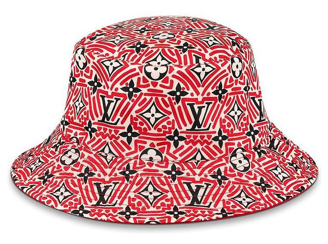 Louis Vuitton 20AW LV Crafty Reversible Bucket Hat Fisherman Cap Red Medium Rosso - vista 5