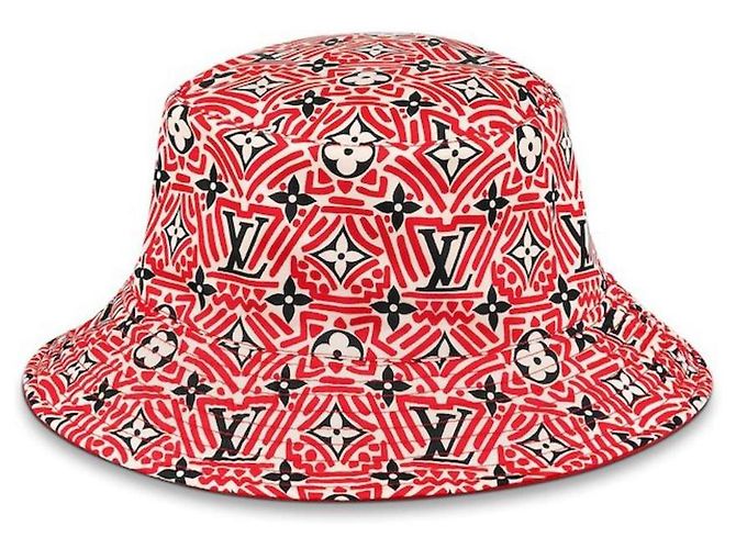 Louis Vuitton 20AW LV Crafty Reversible Bucket Hat Fisherman Cap Red Medium Rosso - vista 6