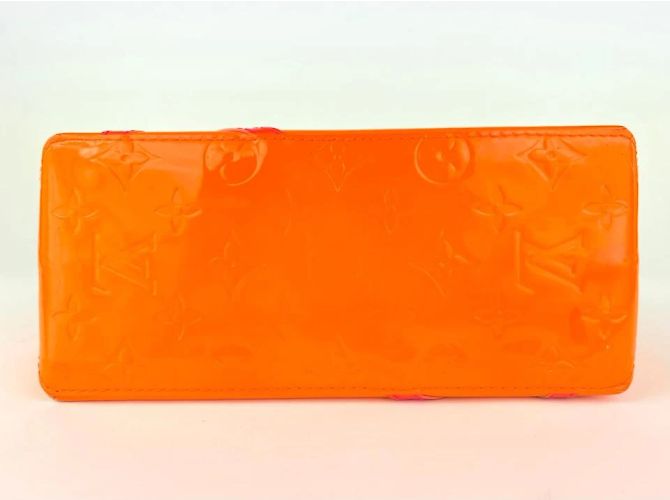Louis Vuitton Selten Limited Robert Wilson Fluo Orange Monogramm Vernis Reade PM 10l19 - Ansicht 4