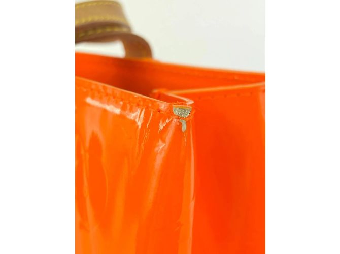 Louis Vuitton Selten Limited Robert Wilson Fluo Orange Monogramm Vernis Reade PM 10l19 - Ansicht 5