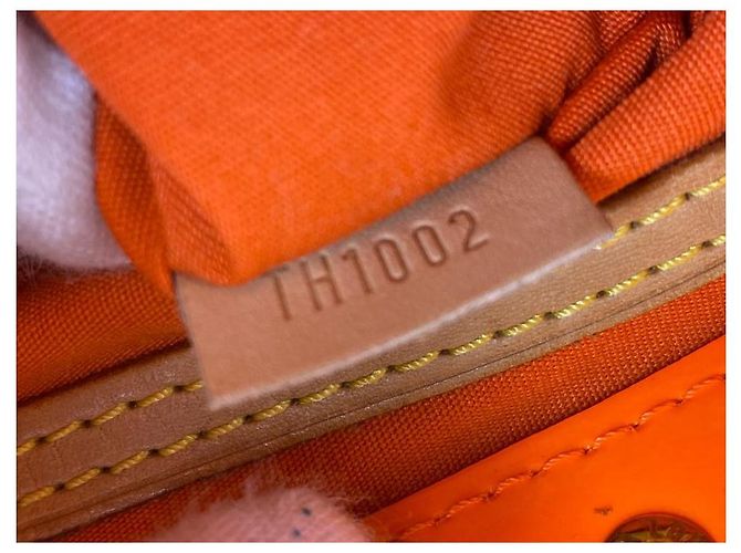 Louis Vuitton Selten Limited Robert Wilson Fluo Orange Monogramm Vernis Reade PM 10l19 - Ansicht 9