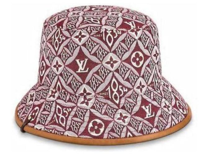 Louis Vuitton 21FW desde 1864 Sombrero Pescador Rojo Borgoña Monogram Bucket Hat Cap - vista 3