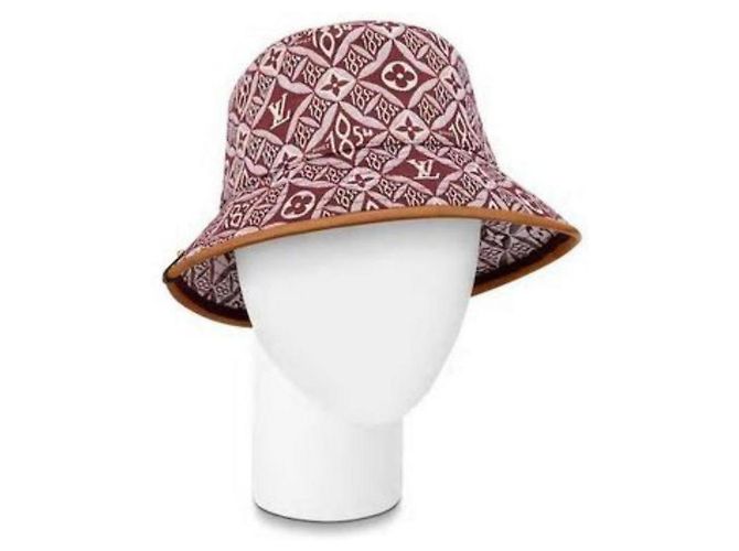Louis Vuitton 21FW desde 1864 Sombrero Pescador Rojo Borgoña Monogram Bucket Hat Cap - vista 6