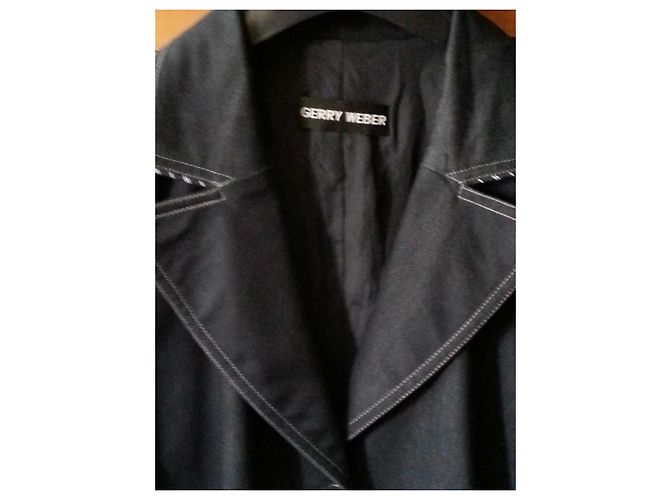 Giacca in denim senza maniche Gerry Weber blu navy cotone XXL - vista 2