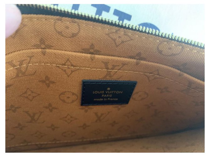 Louis Vuitton LV CRAFTY NEVERFULL MM Caramello - vista 4