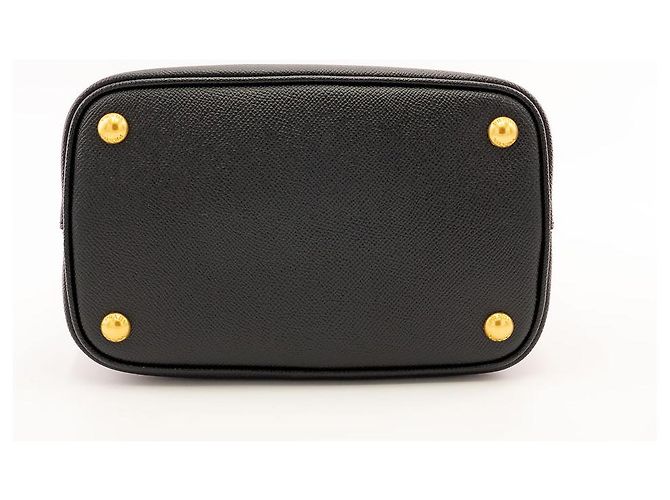 Double Prada gefütterte Kompakttasche aus Saffiano-Leder - Prada Panier Medium - Ansicht 13