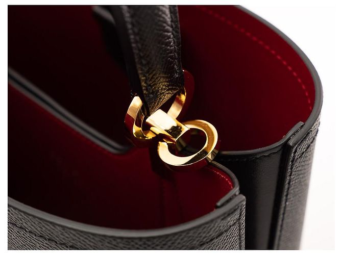 Double Prada gefütterte Kompakttasche aus Saffiano-Leder - Prada Panier Medium - Ansicht 16