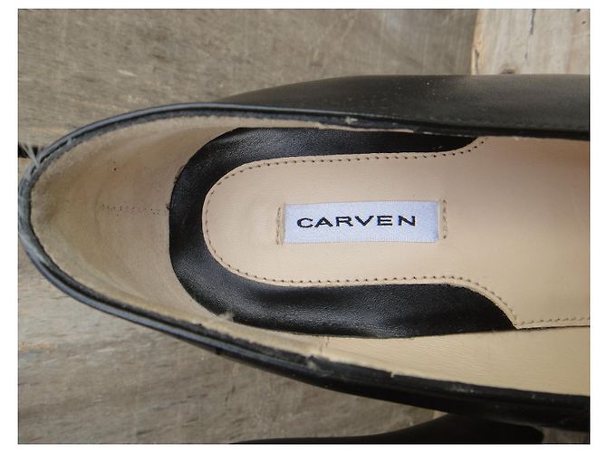 Carven p Pumpen 37 neue Bedingung Schwarz - Ansicht 4