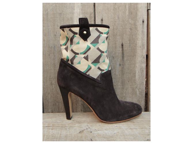 Botas Michel Vivien p 40,5 Nueva condición Marrón oscuro - vista 2