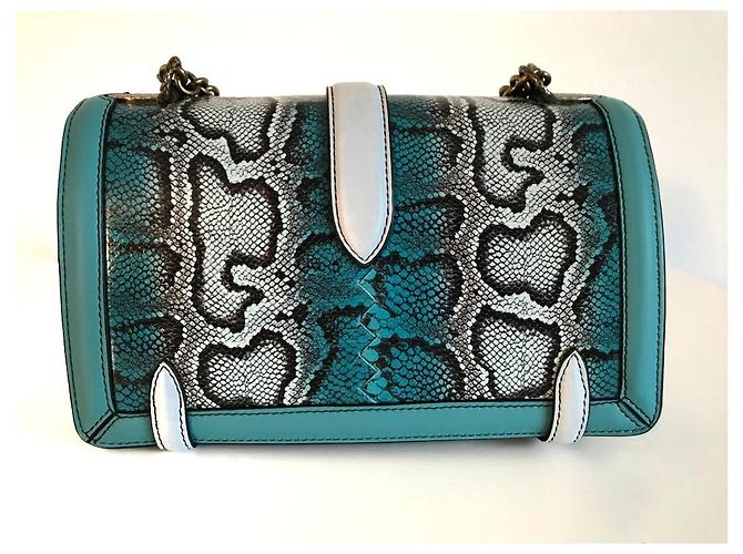 City knot bag, tracolla, Bottega Veneta Blu - vista 2