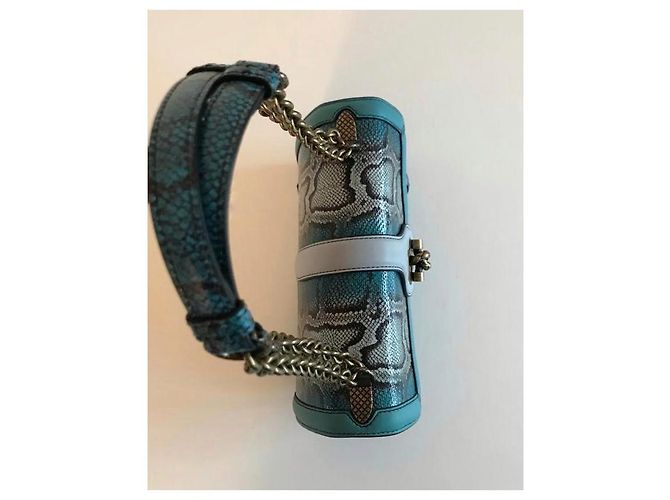 City knot bag, tracolla, Bottega Veneta Blu - vista 5