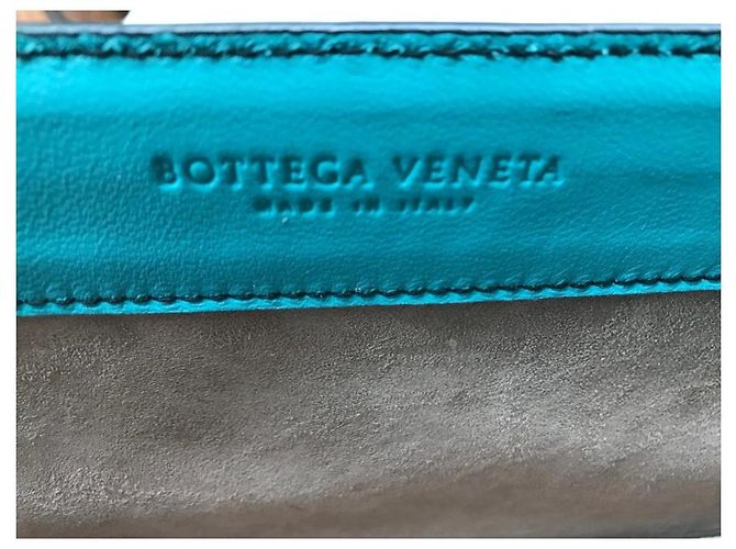 City knot bag, tracolla, Bottega Veneta Blu - vista 7