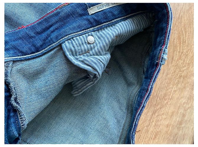 Vaqueros de mujer Tommy Hilfiger con cinturón trenzado Azul - vista 11
