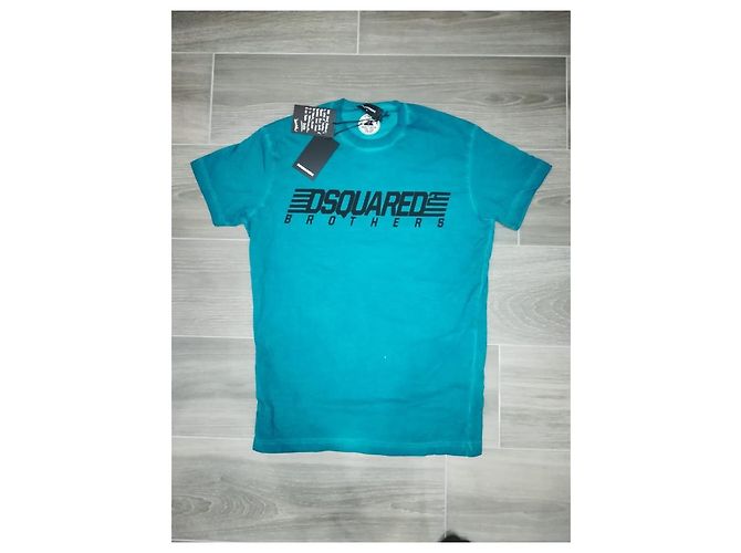 T-shirt Dsquared2 in cotone azzurro Blu chiaro - vista 3