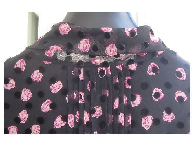 Abito Diane Von Furstenberg DVF Aleka in seta nera Nero - vista 12