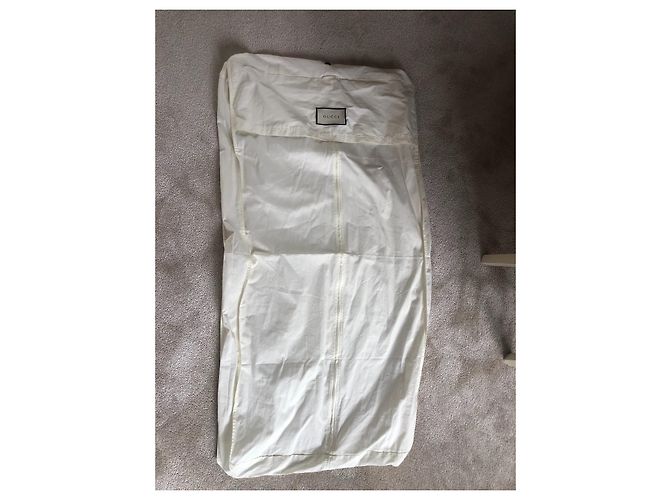 Funda para ropa Gucci XL de algodón blanco - vista 2