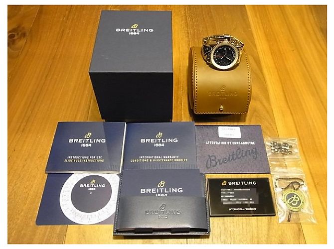 BREITLING Navitimer1 Chronograph 41 blue Dial A113C-NP Mens - view 11