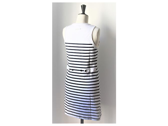 Autre Marque Vestido de playa JPG Sailor blanco de algodón L - vista 4