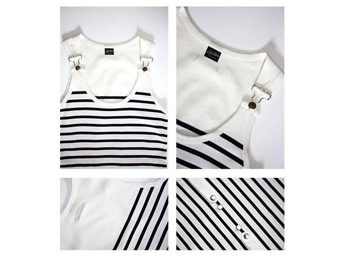 Autre Marque Vestido de playa JPG Sailor blanco de algodón L - vista 5