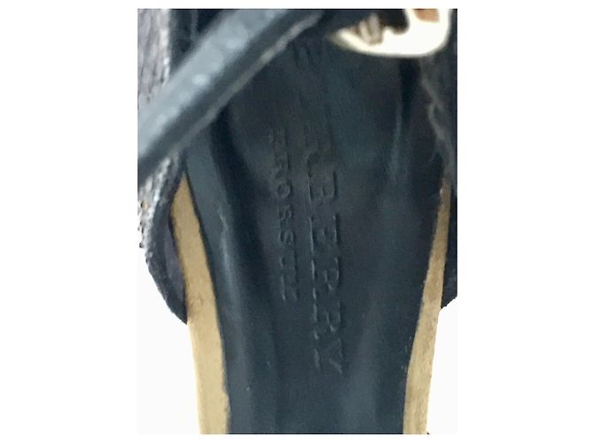 Burberry Prorsum Sandalen aus Wildleder und Python Braun - Ansicht 10