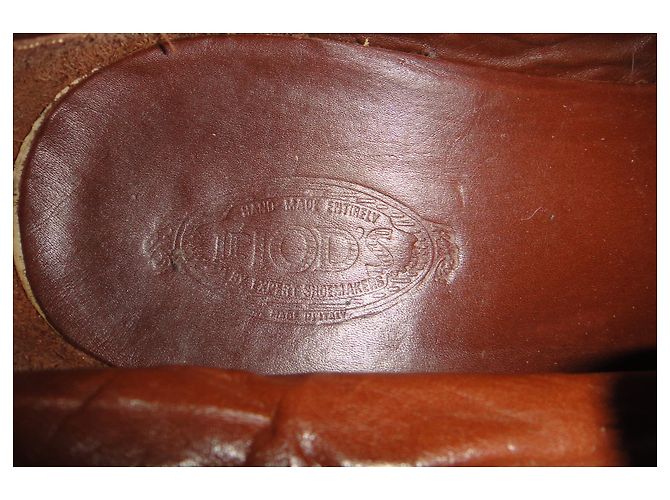 Stivaletti Tod's in suede marrone chiaro 43,5 - vista 3