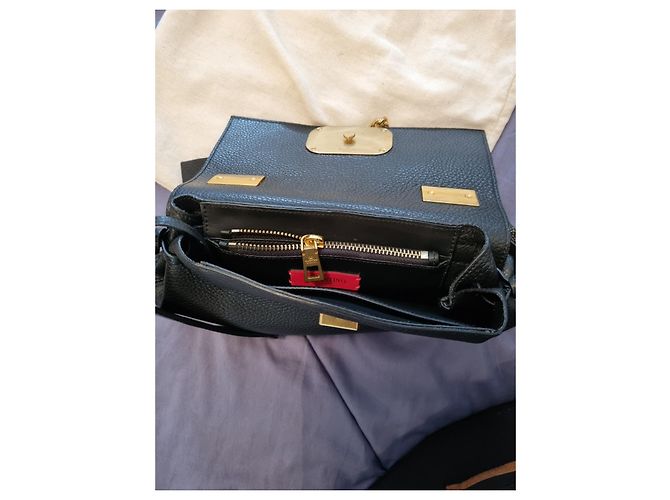 Borsa Valentino Garavani in pelle nera Nero - vista 5