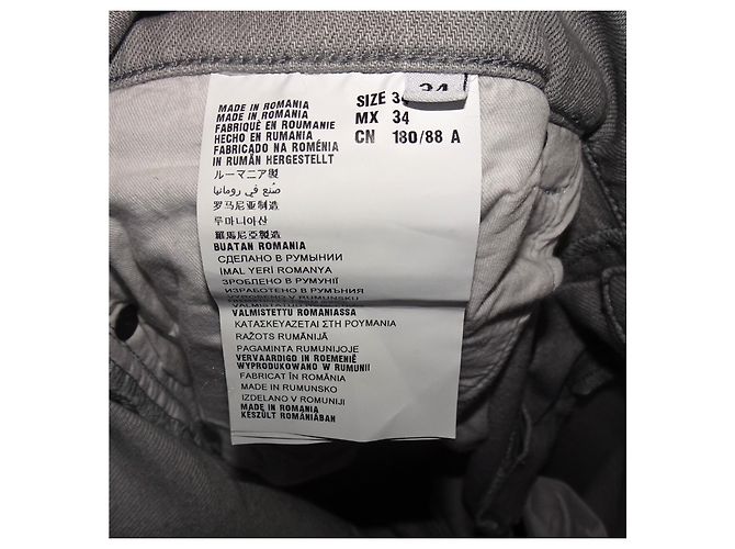 JEANS PRADA TIGHT FIT GRIGI - vista 4