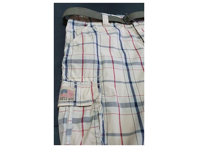 Pantaloncini cargo Schott in cotone taglia 34 Multicolore - vista 4