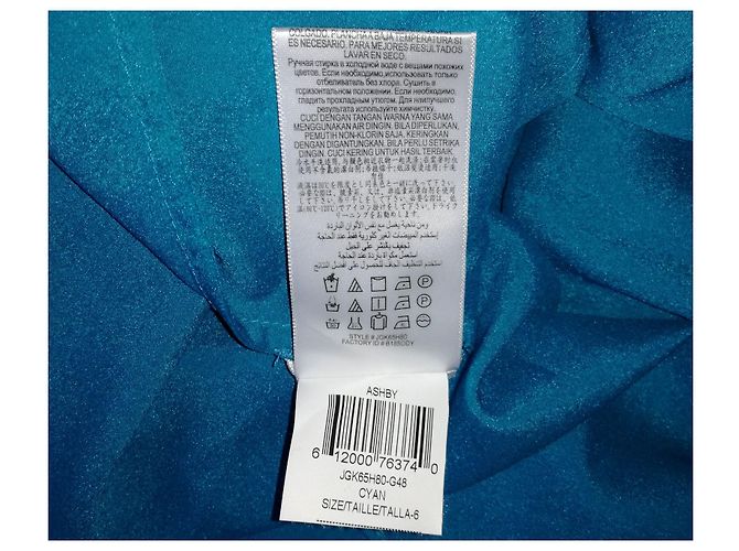 Bcbg Max Azria Maxi abito da sera in tessuto Ashby NWT Blu - vista 10