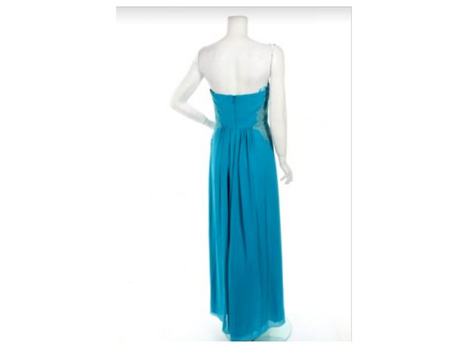 Bcbg Max Azria Maxi abito da sera in tessuto Ashby NWT Blu - vista 2