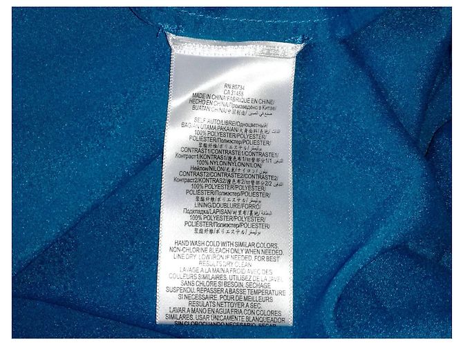 Bcbg Max Azria Maxi abito da sera in tessuto Ashby NWT Blu - vista 9