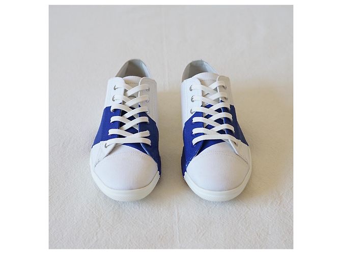 Chanel Scarpe da ginnastica Bianco Blu - vista 4