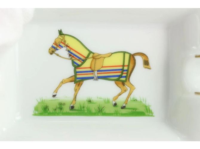 Hermès Pferdemotiv Aschenbecher - Ansicht 8