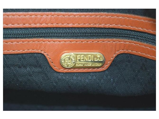 Fendi Borsone Boston borsone a righe Pequin - vista 4
