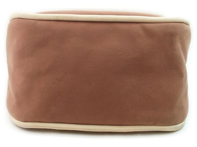 Hermès Brown x Creme Lindy de Plage Einkaufstasche mit Beutel - Ansicht 2