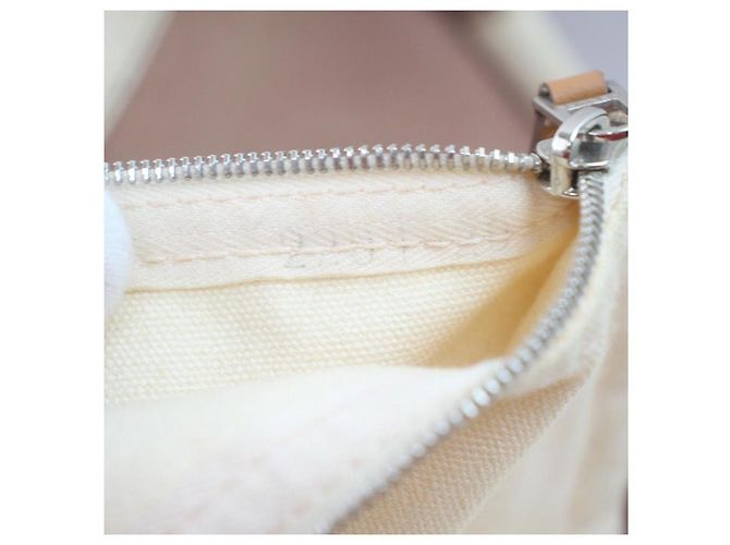 Hermès Brown x Creme Lindy de Plage Einkaufstasche mit Beutel - Ansicht 6