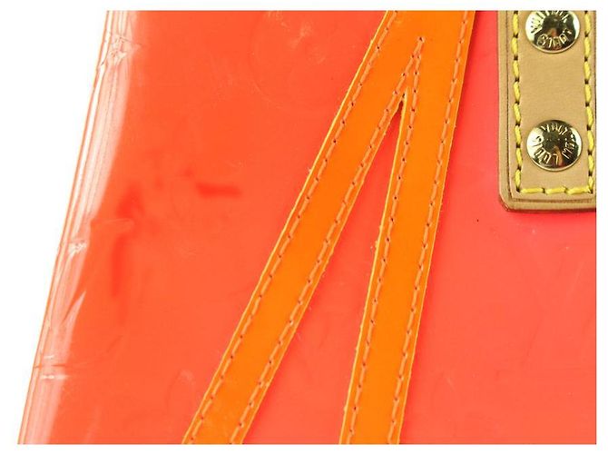 Louis Vuitton Rob Wilson Orange Monogramm Vernis Fluo Neon Reade PM Einkaufstasche - Ansicht 3