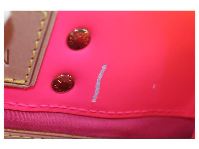 Louis Vuitton Rob Wilson Orange Monogramm Vernis Fluo Neon Reade PM Einkaufstasche - Ansicht 4