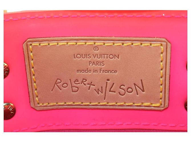 Louis Vuitton Rob Wilson Orange Monogramm Vernis Fluo Neon Reade PM Einkaufstasche - Ansicht 9