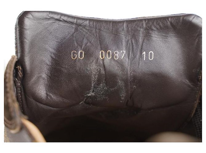 Louis Vuitton Männer LV10 oder US11 Brauner Wildleder Monogram Energie Sneaker - Ansicht 11