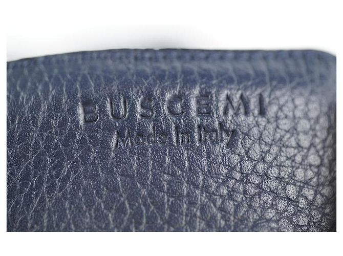 Buscemi Uomini 41 pelle blu 100mm Sneaker Sneaker alta con lucchetto - vista 10